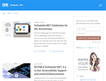 Tablet Screenshot of blog.scheduler-net.com